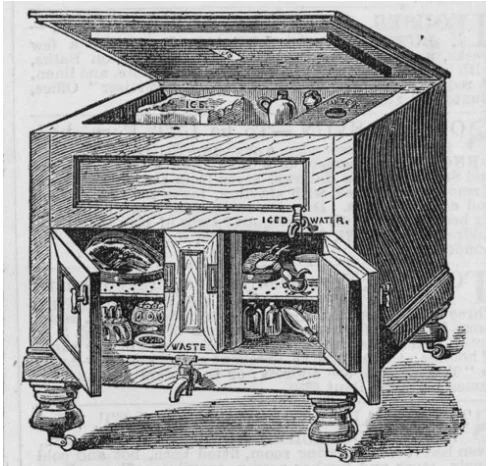 El primer refrigerador