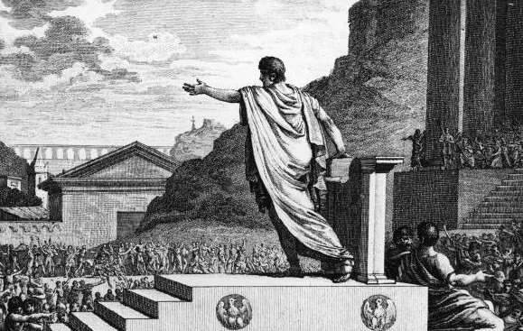 Revuelta de los Gracchus en Roma, buscando reformas agrarias y sociales