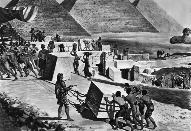 Huelga de los constructores de pirámides en el antiguo Egipto