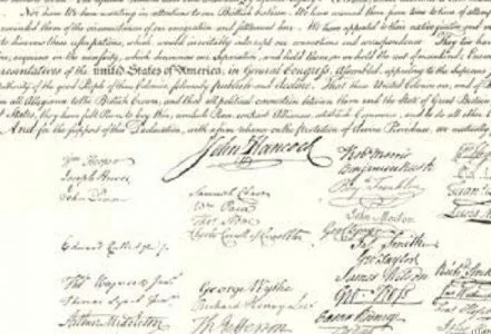 The Declaration of Independence is Signed