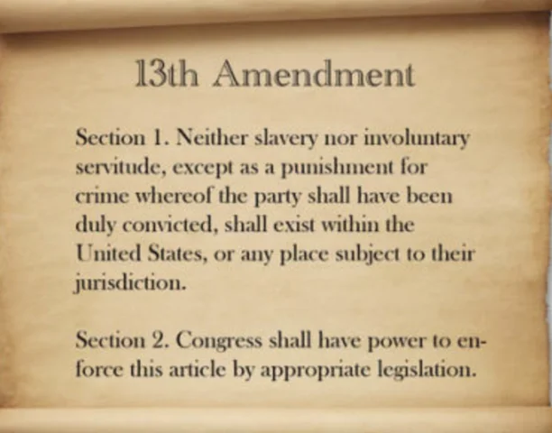 The 13th Amendment