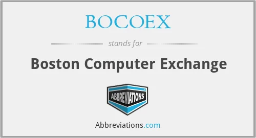 Lanzamiento de Boston Computer Exchange.