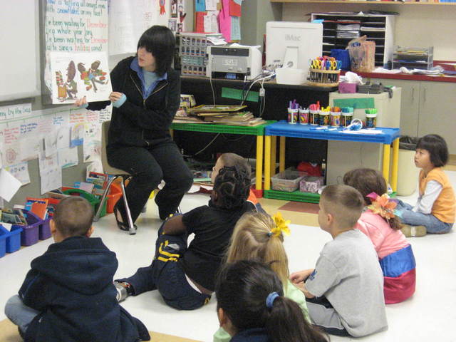 Worked with Mrs.Coopers class