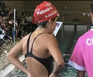 In participate on my first nacional swimming competence