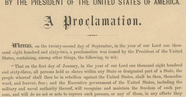 Emancipation Proclamation