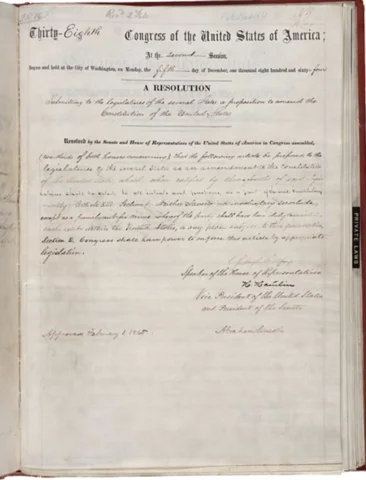 13th amendment