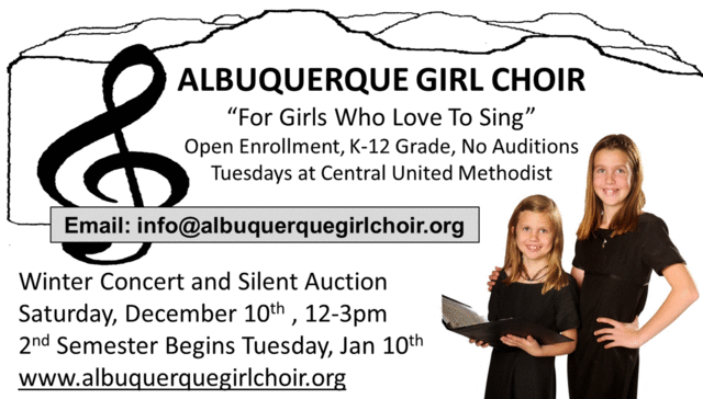 Joined the Albuquerque Girl's Choir