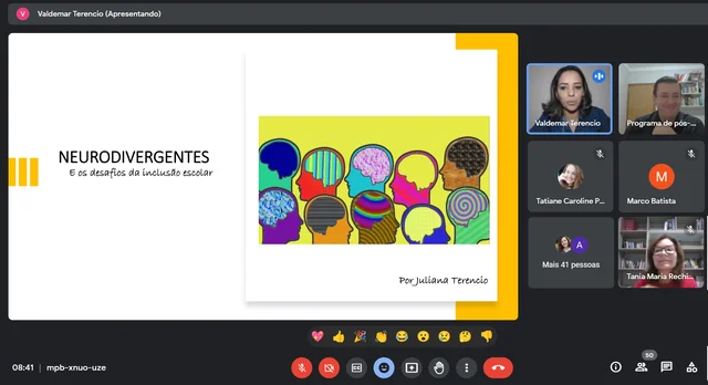 Palestra: Neurodivergentes e os desafios na inclusão escolar