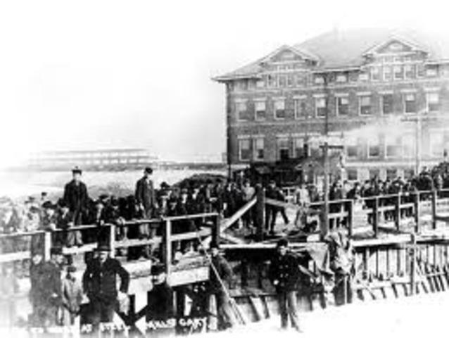 US Steel built a large steel mill at Gary, Indiana.