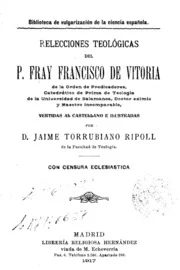 Relecciones Teológicas de Francisco de Vitoria