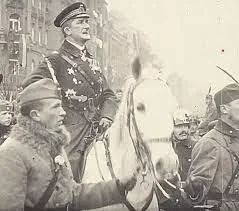 Ellenforradalom, a Nemzeti Hadsereg ténykedése, Horthy bevonul Budapestre, a románok kivonulnak