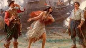 Pocahontas is Captured, Taken aboard the Treasurer