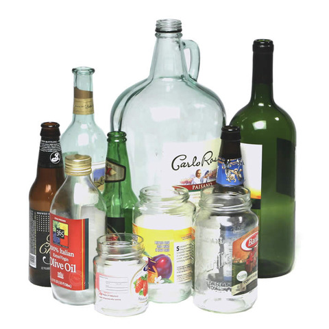 Γυάλινα βάζα και μπουκάλια