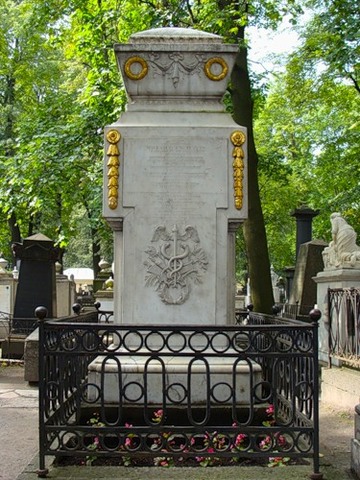 Похоронен М.В. Ломоносов