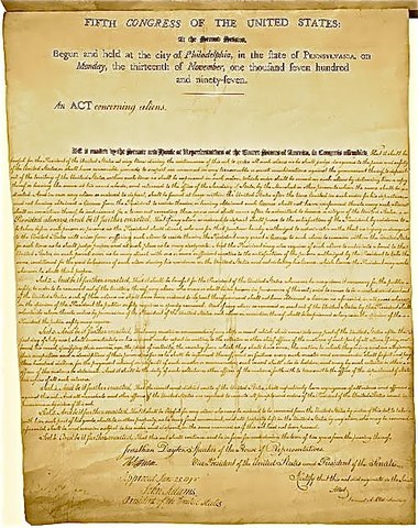 Alien and Sedition Act