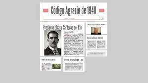 Códigos Agrario de 1940
