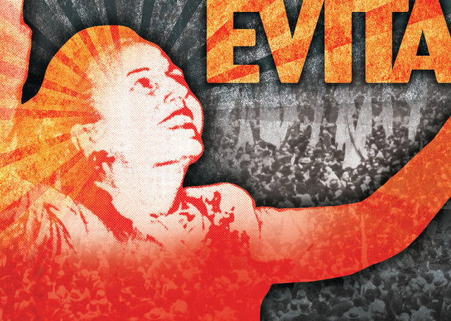 Eva actuaba en Obras Teatricas y Peliculas