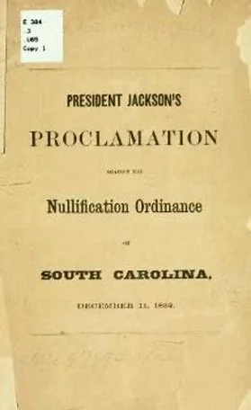 Jacksons Proclamation