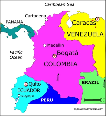 Separation of Ecuador and Venezuela