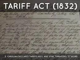 Tariff of 1832