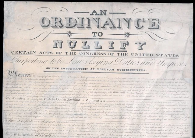 Nullification Ordinance Passed