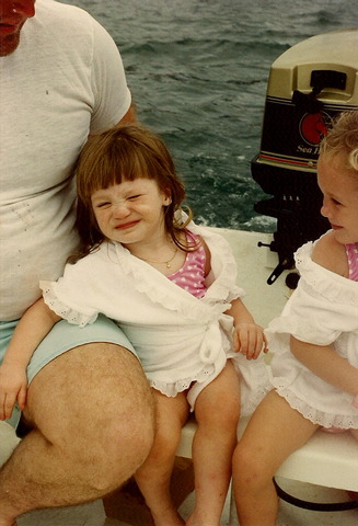 Going swimming with my family