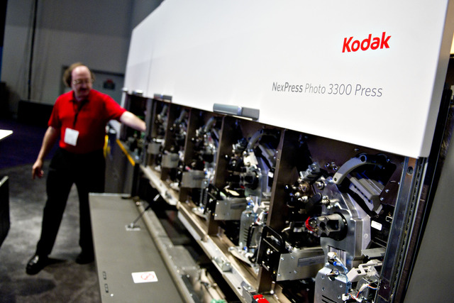 Impresora Kodak en la feria Tech Las Vegas