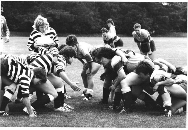 Men and Women playing sports