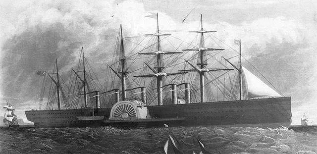 The Great Eastern Takes its Maiden Voyage