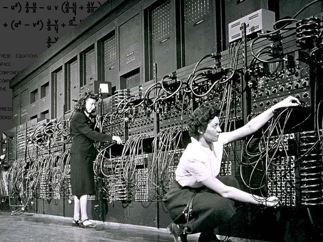 Criação do ENIAC (o primeiro computador eletrônico)