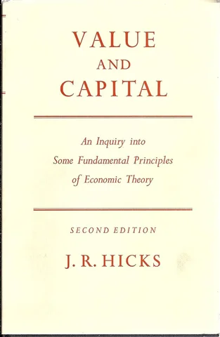 Obra "Value and Capital" John Hicks