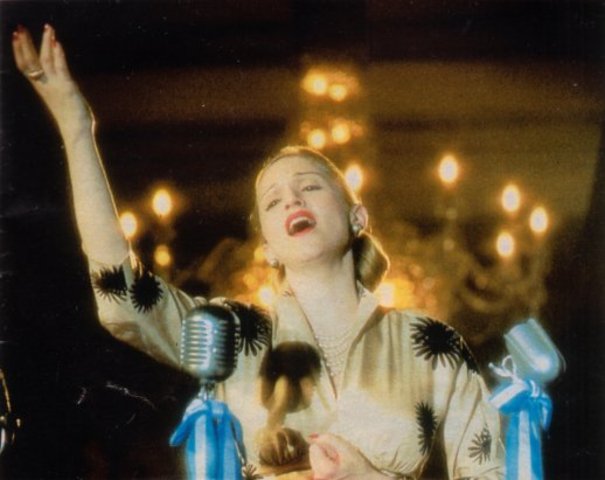 'Evita' is released, M's most succsesful fim to date