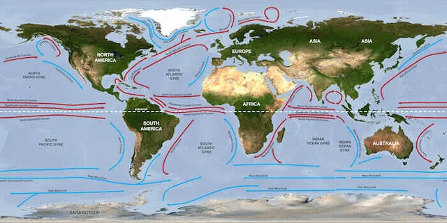 First chart of the gulf stream is established