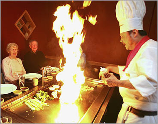 Went to Sushi Resturant At Habachi With Family and Friends