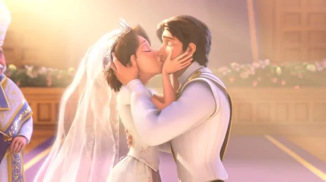 Flynn and Rapunzel get married