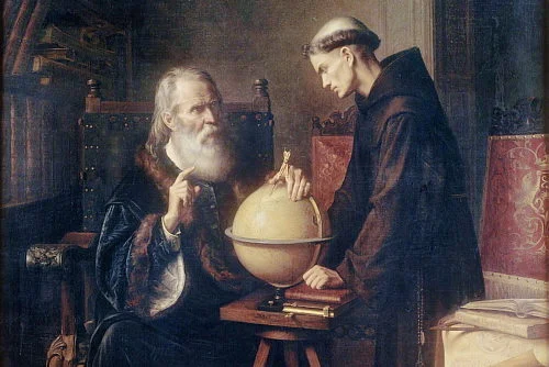 Galileo proves the earth orbits the sun