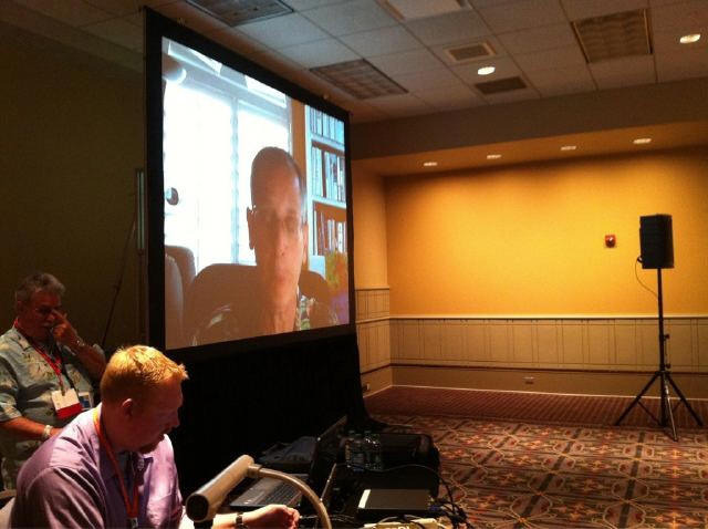 Skyped into ISTE11 #edchat