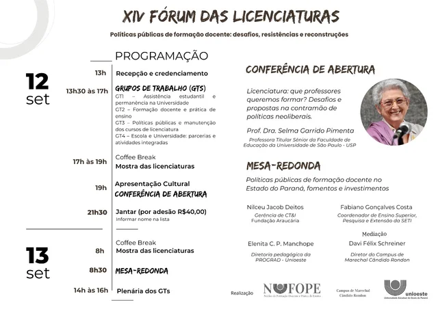 XIV Fórum das Licenciaturas