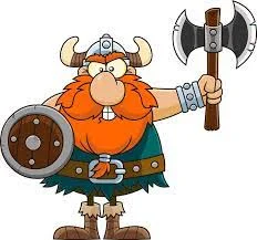 From about 800, the Vikings started to invade Britain.