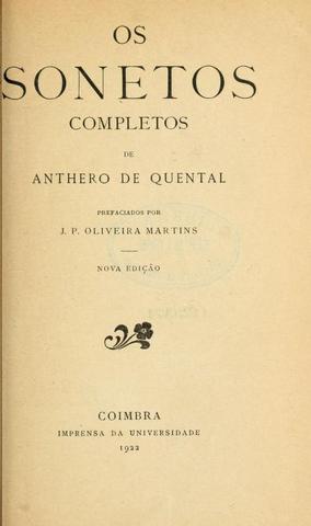 Publicação de Sonetos Completos