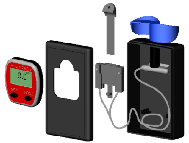 Assemblage du prototype de l'anémomètre