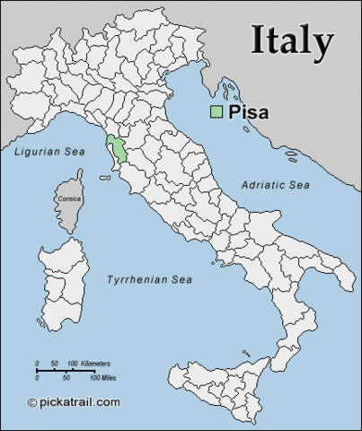 The Allies liberate Pisa (Italy)