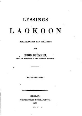 Laokoon - Gotthold Ephraim Lessing