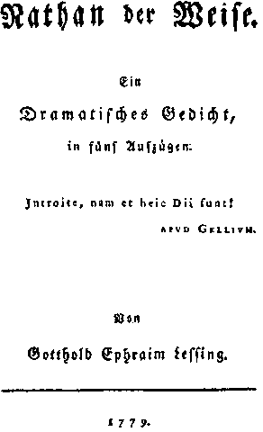 Nathan der Weise - G.E.LEssing