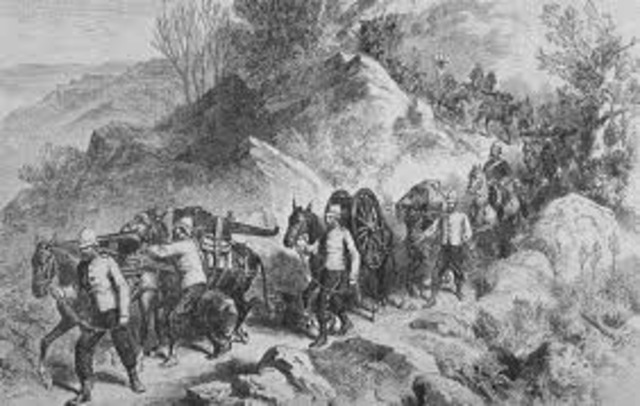 British are forced to leave Savannah