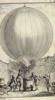 Primer vuelo de globo con motor, realizado por Giffard en París