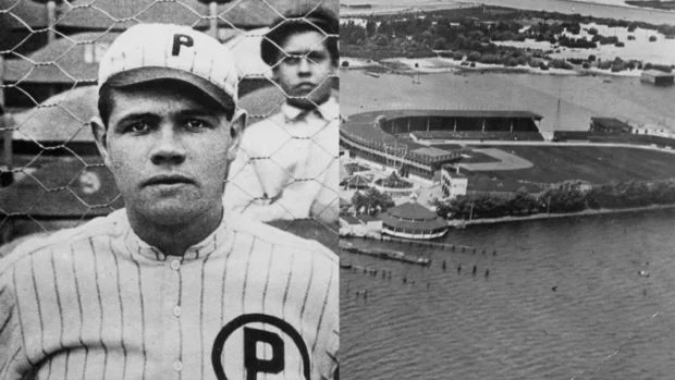 Babe Ruth Hits First Career Home Run In Toronto