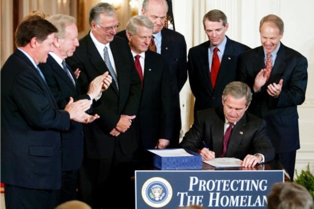 Department of Homeland Security is created