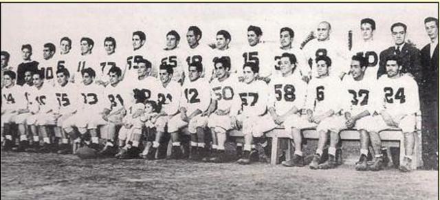 el primer campeonato de  futbol americano del Politécnico