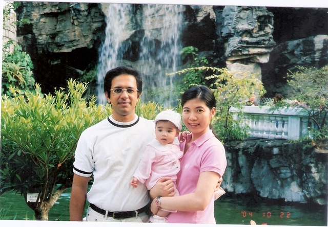 My parents took  me to HK Park